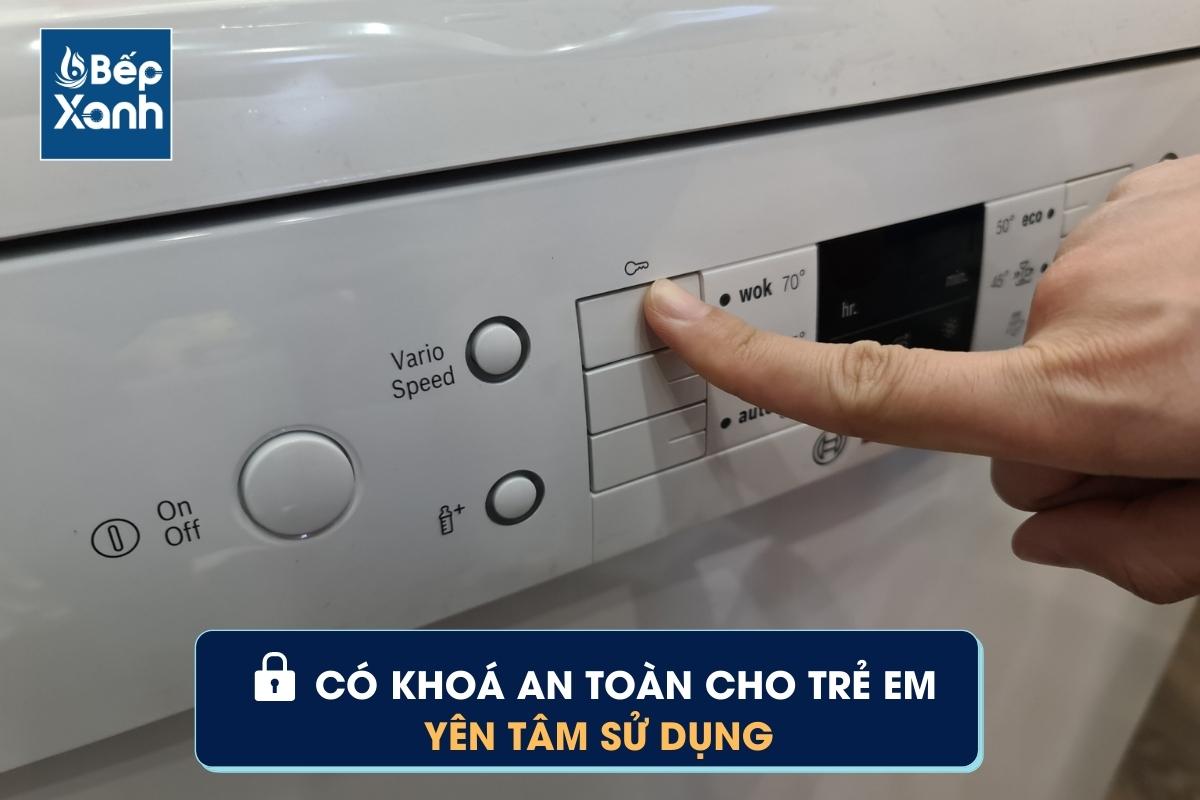 Chức năng khoá an toàn cho trẻ em