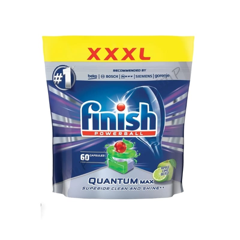 Viên rửa chén Finish Quantum Max 60V Soda