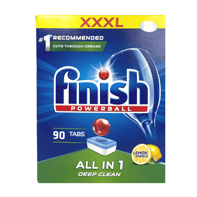 Viên rửa chén Finish All In 1 FVAT90LM 90V hương chanh