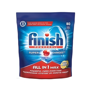 Viên rửa chén Finish All In 1 Max 80V Lemon